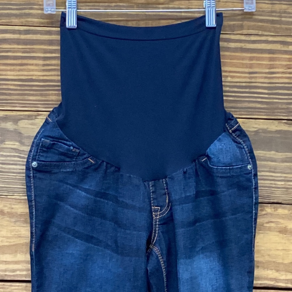 Fade to Blue Denim Maternity - Picture 5 of 9